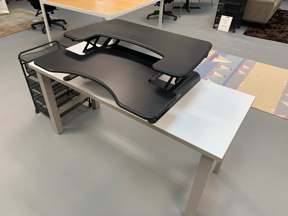 Office Desk Set with Standing Attachment