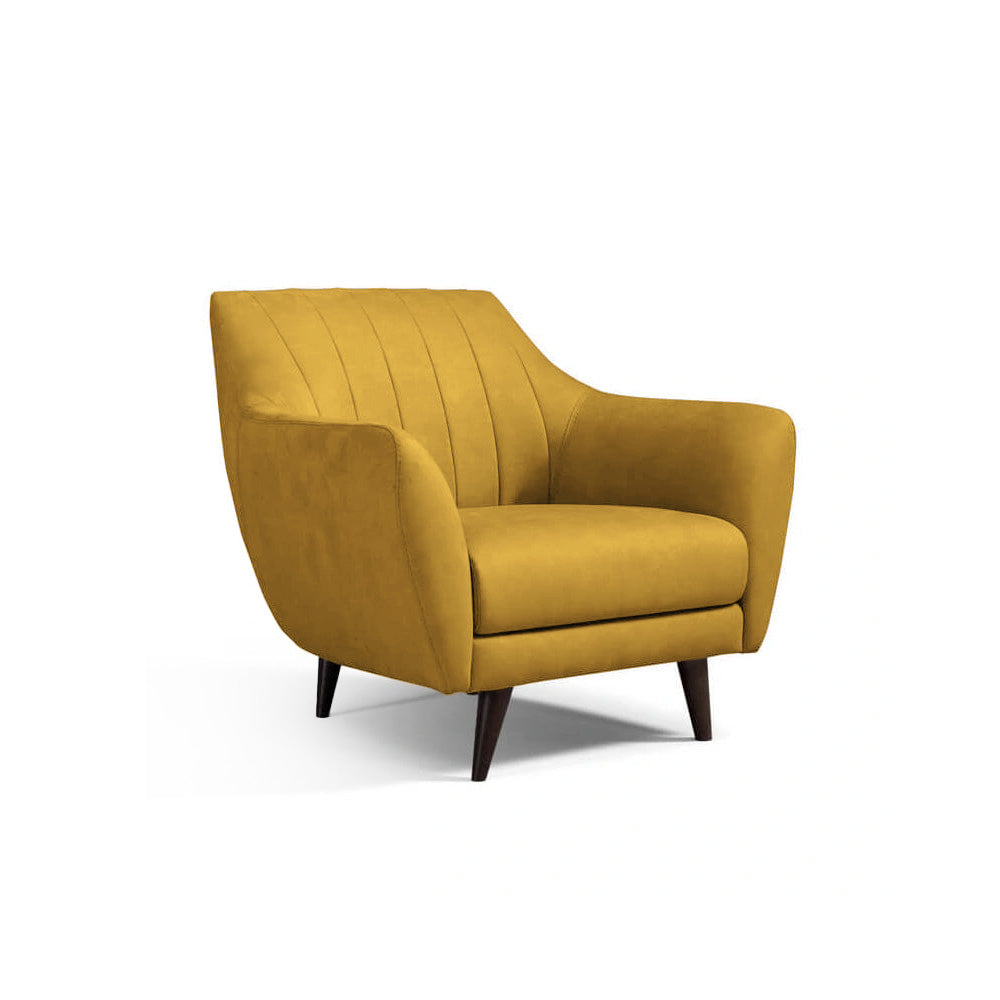 City Kendrick - Suede Upholstered Sofa Arm Chair