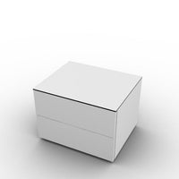 CS6096-4A UNIVERSAL Frame P94 lacq. MATT OPTIC WHITE Drawer P94 lacq. MATT OPTIC WHITE Top P94 lacq. MATT OPTIC WHITE